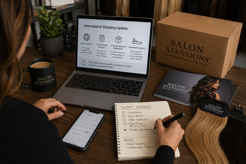 Global Shipping, Tariffs; Customs Delays in the Professional Hair Industry - Salon Xtensions (Miami)