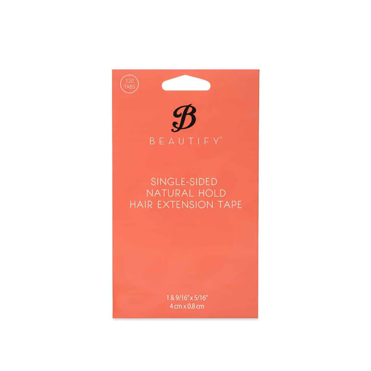 Beautify - Natural Hold - Single-Sided Extension Tabs, 120pc/Bag